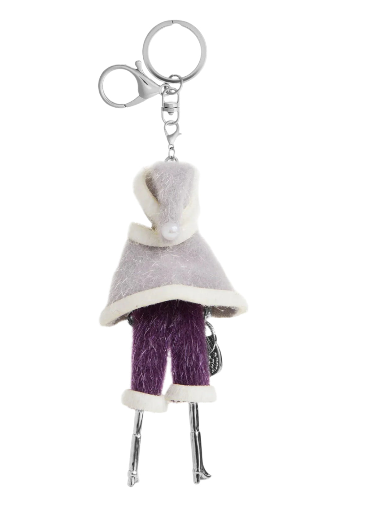 Coco + Carmen Charming Ladies Bag Charm + Key Fob - Carol