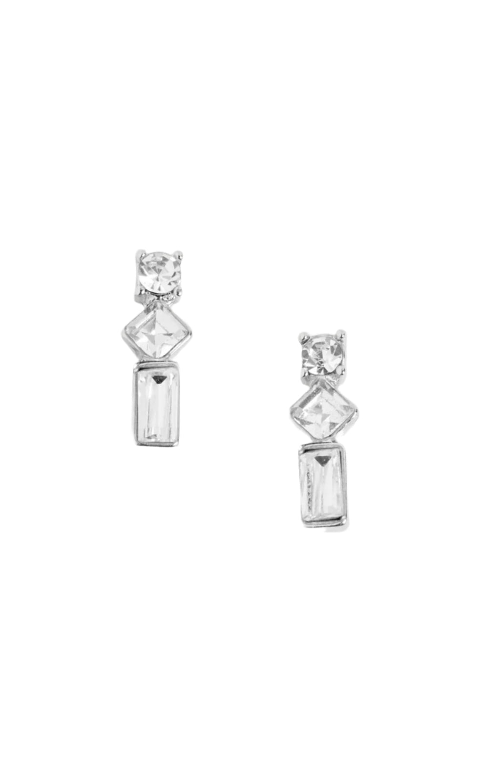 Coco + Carmen Earrings Baguette Drop
