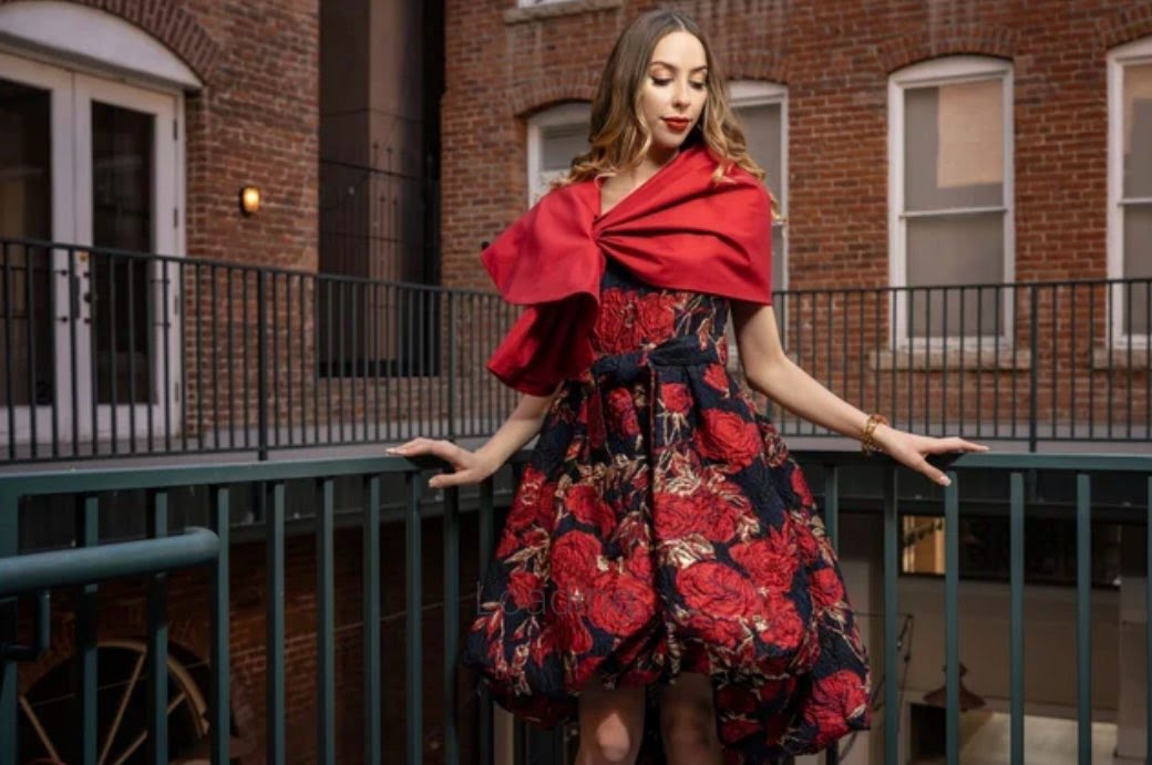 Samuel Dong Dress F23041