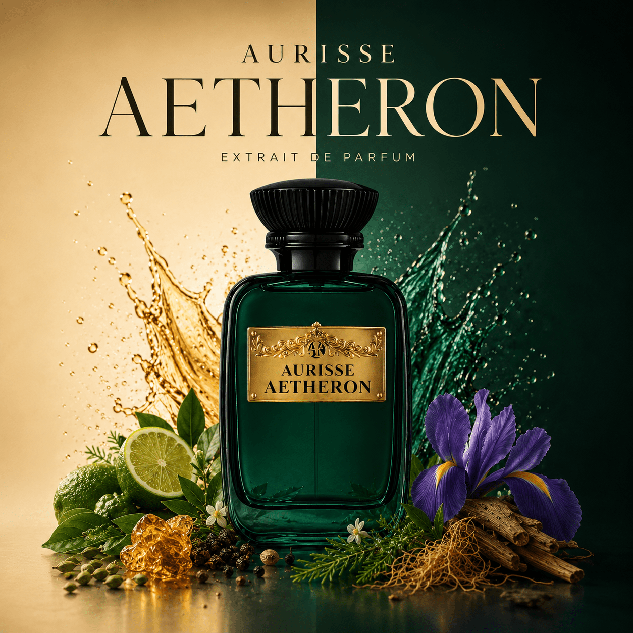 Aurisse Aetheron — Woody Cologne for Men, 100ml