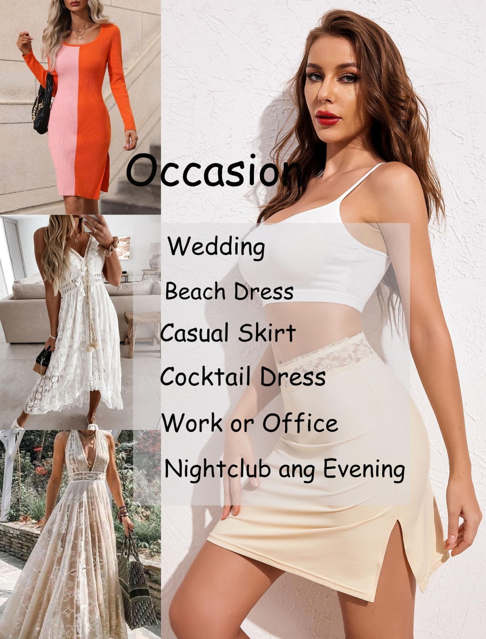 Avidlove Half Slips for Women Underskirt Slip Skirt with Floral Lace Waistband