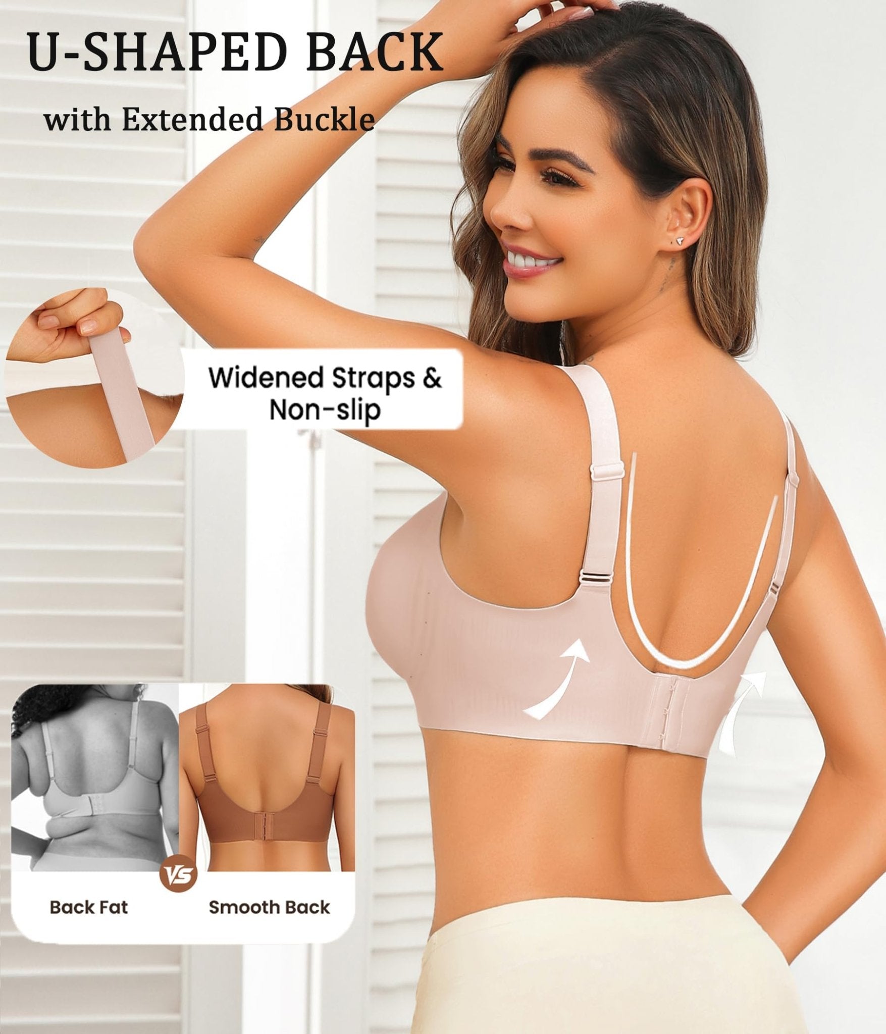 Avidlove Wireless Bras for Women Bras No Underwire Seamless Push Up Bralette Full Coverage Comfort Bra Everyday Bra