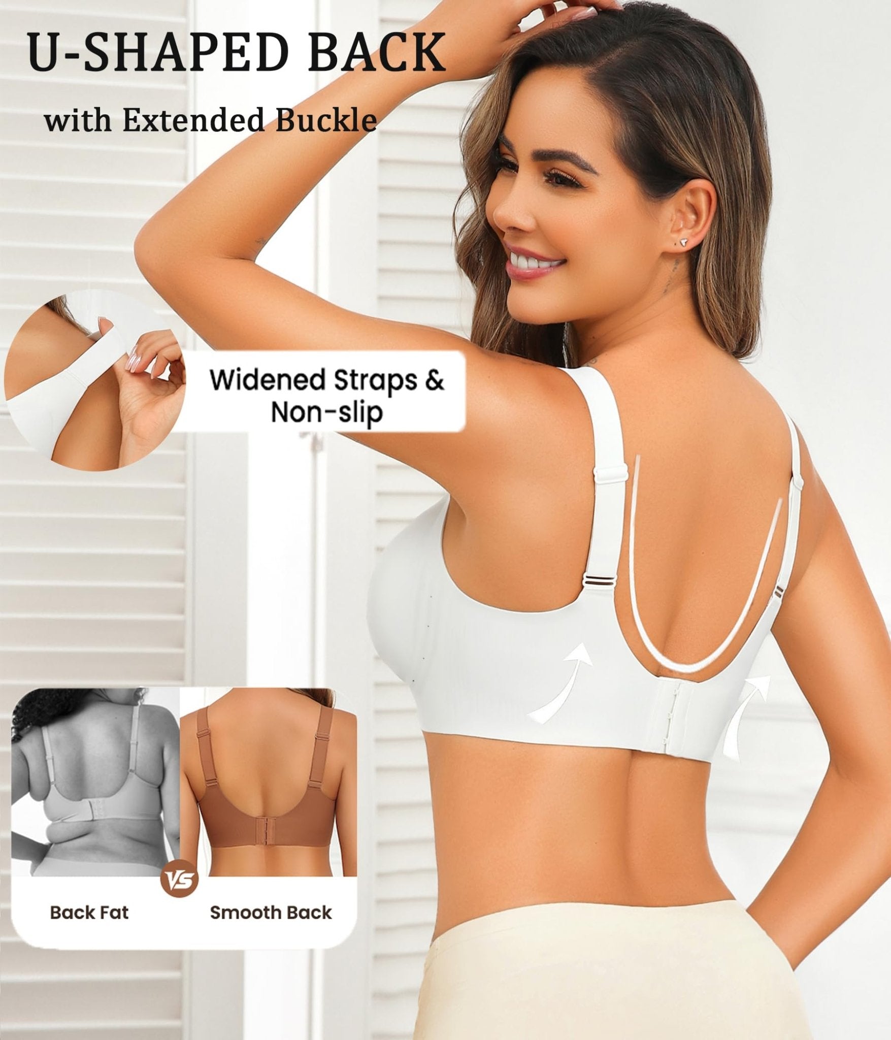 Avidlove Wireless Bras for Women Bras No Underwire Seamless Push Up Bralette Full Coverage Comfort Bra Everyday Bra