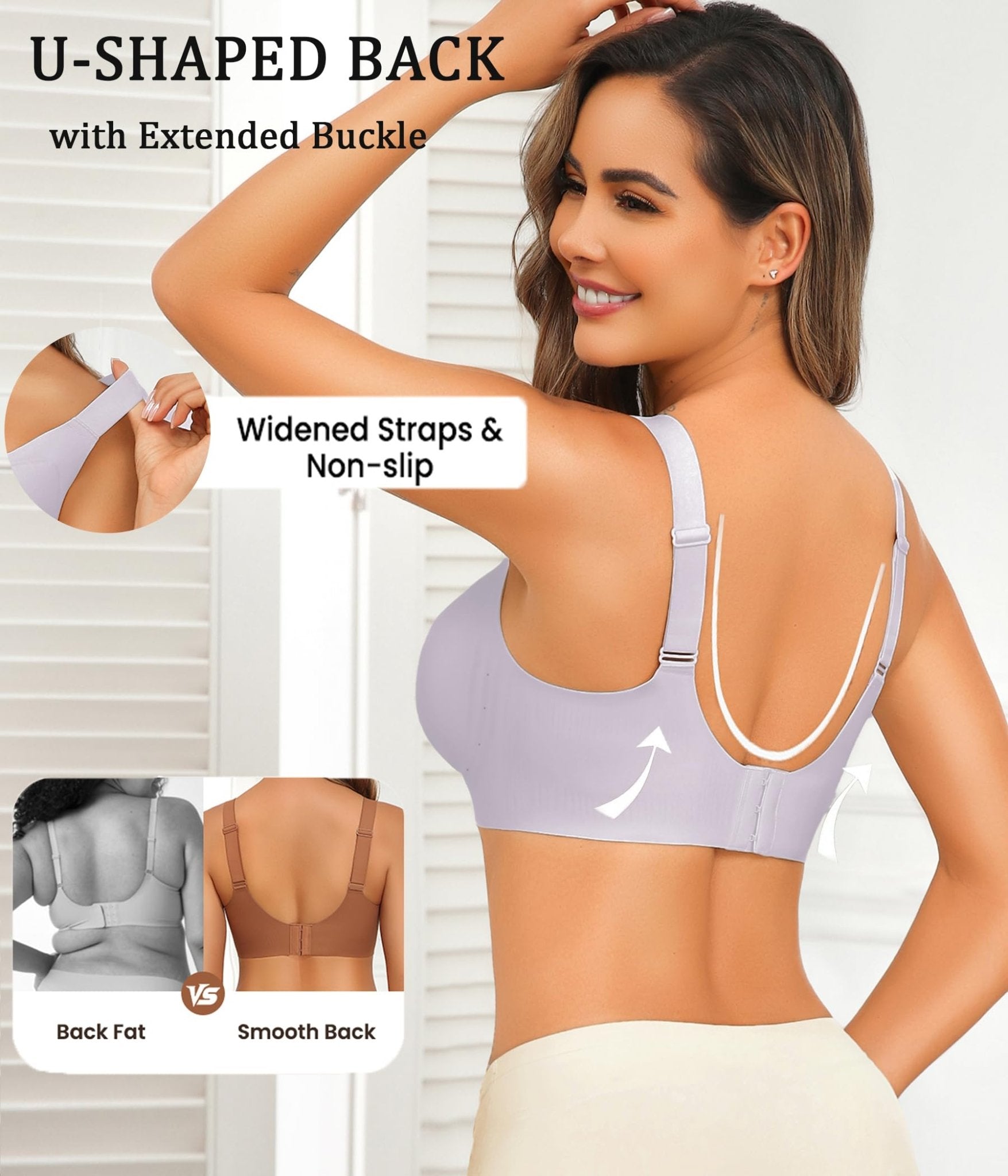 Avidlove Wireless Bras for Women Bras No Underwire Seamless Push Up Bralette Full Coverage Comfort Bra Everyday Bra