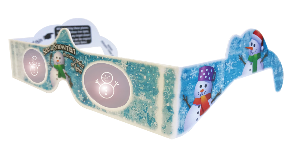 3D Glasses - Snowman
