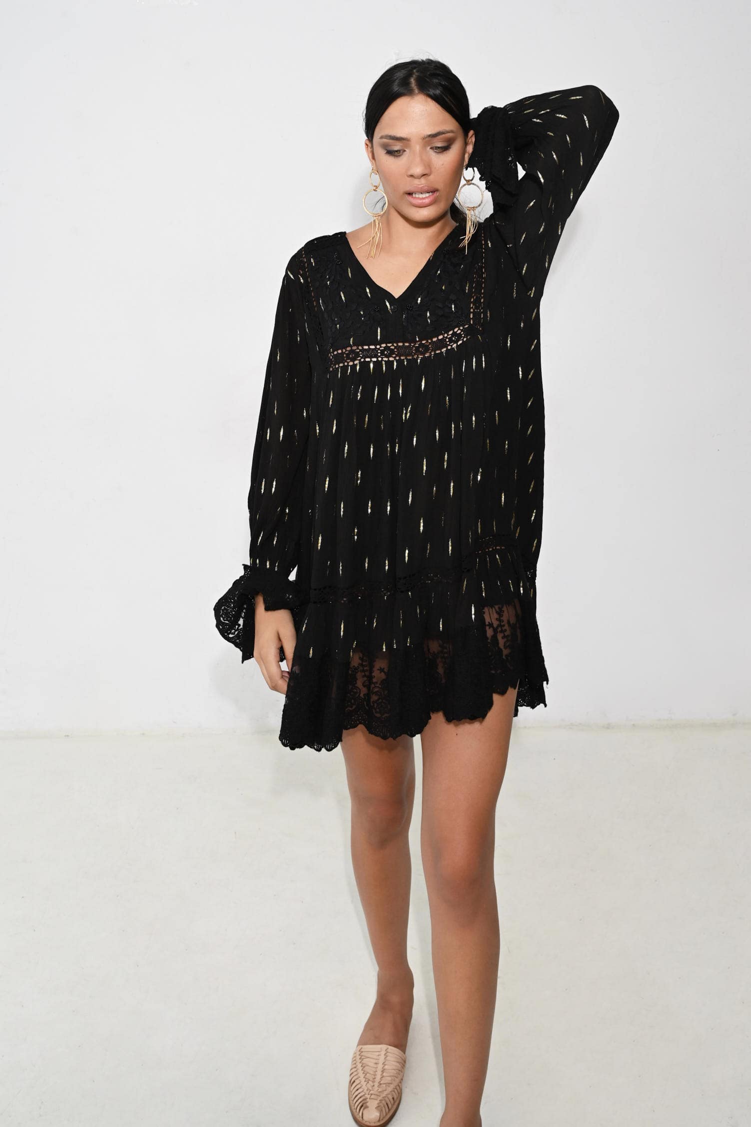 KATIA BLACK SHORT DRESS