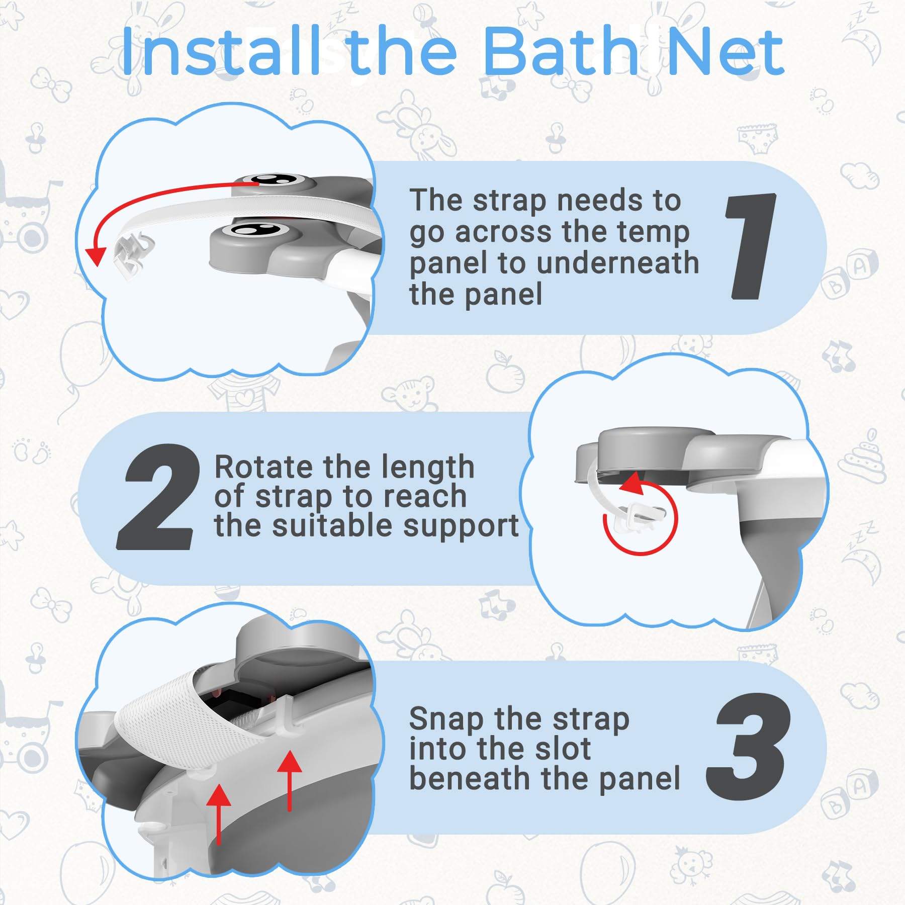 Baby Bathtub, Collapsible Newborn Bathtub for Infant to Toddler 0-24 Months with Soft Cushion and Thermometer,Portable Travel Newborn Tub with No-Slip Feet, Baby Shower Gifts,Green