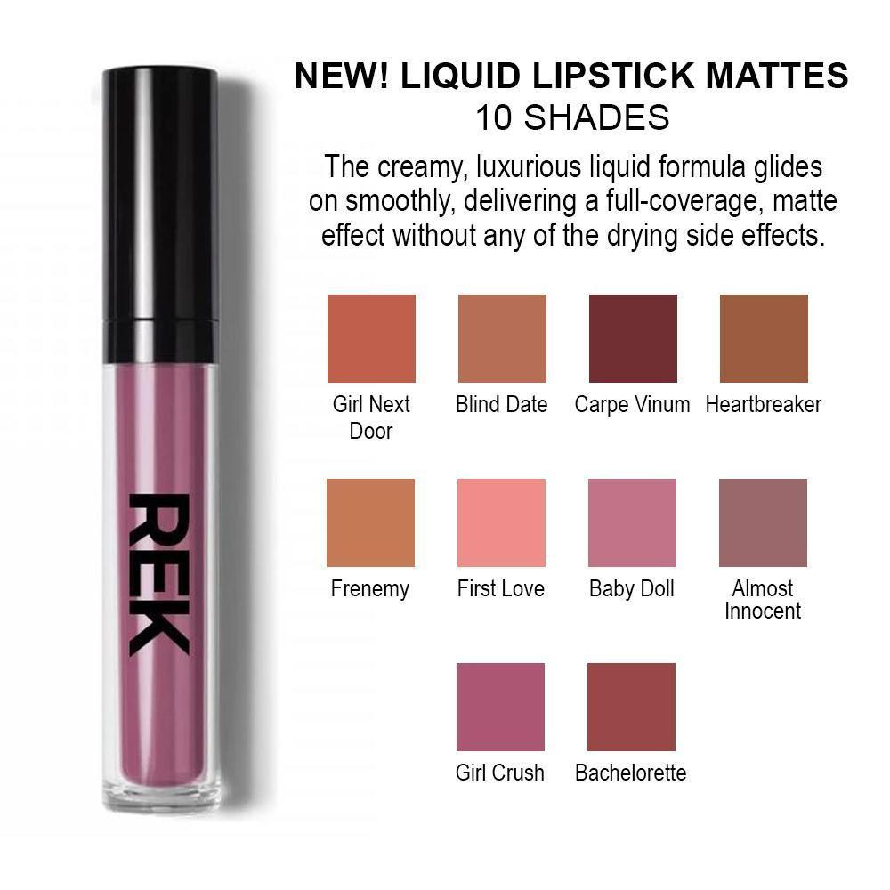 Liquid Matte Lipstick Collection – Longwear Creamy Finish | REK Cosmetics