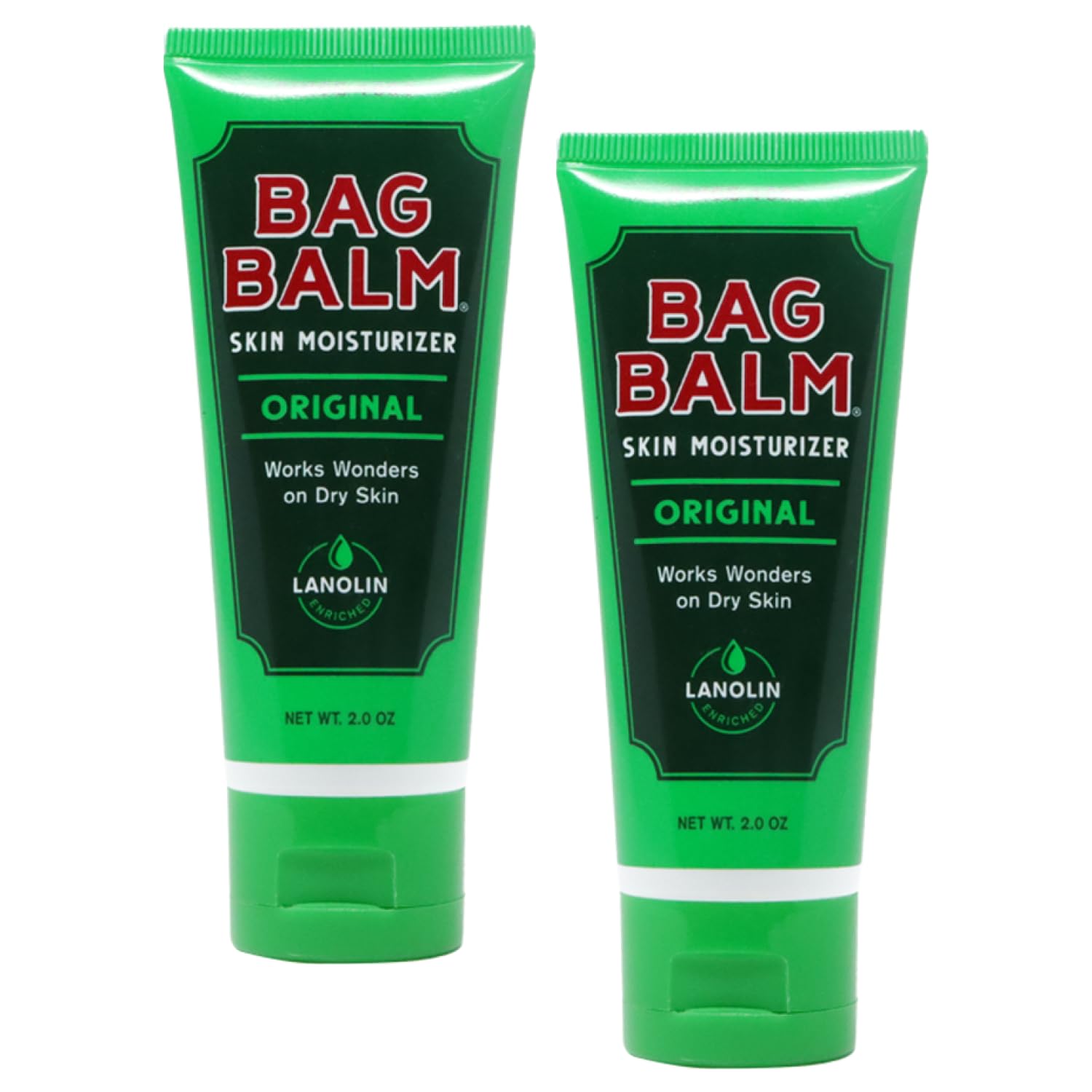 Bag Balm Vermont's Original Skin Moisturizer - Full Body Hydrating Skin Care: Dry Hands, Lips, Face, Feet & More - Unscented, Cruelty & Paraben Free - Day & Night, Men & Women (4oz Tin, Made in USA)