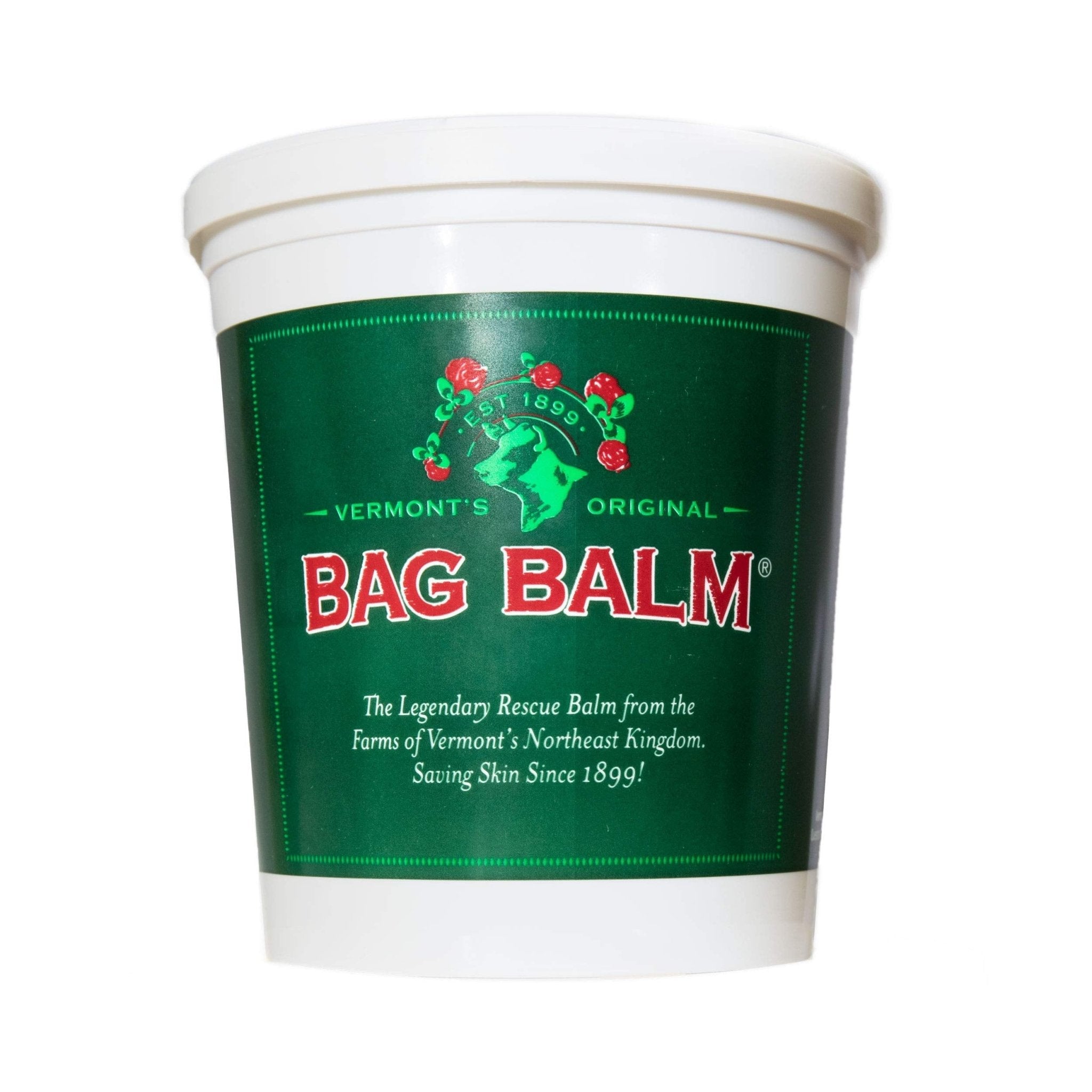 Bag Balm Vermont's Original Skin Moisturizer - Full Body Hydrating Skin Care: Dry Hands, Lips, Face, Feet & More - Unscented, Cruelty & Paraben Free - Day & Night, Men & Women (4oz Tin, Made in USA)