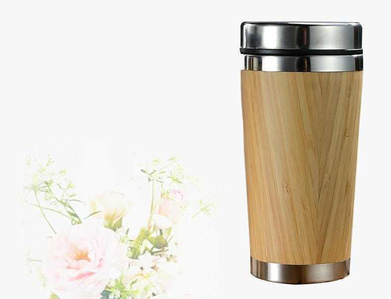 Bamboo Coffee Cup 420ml/14oz which is larger than the average mug size