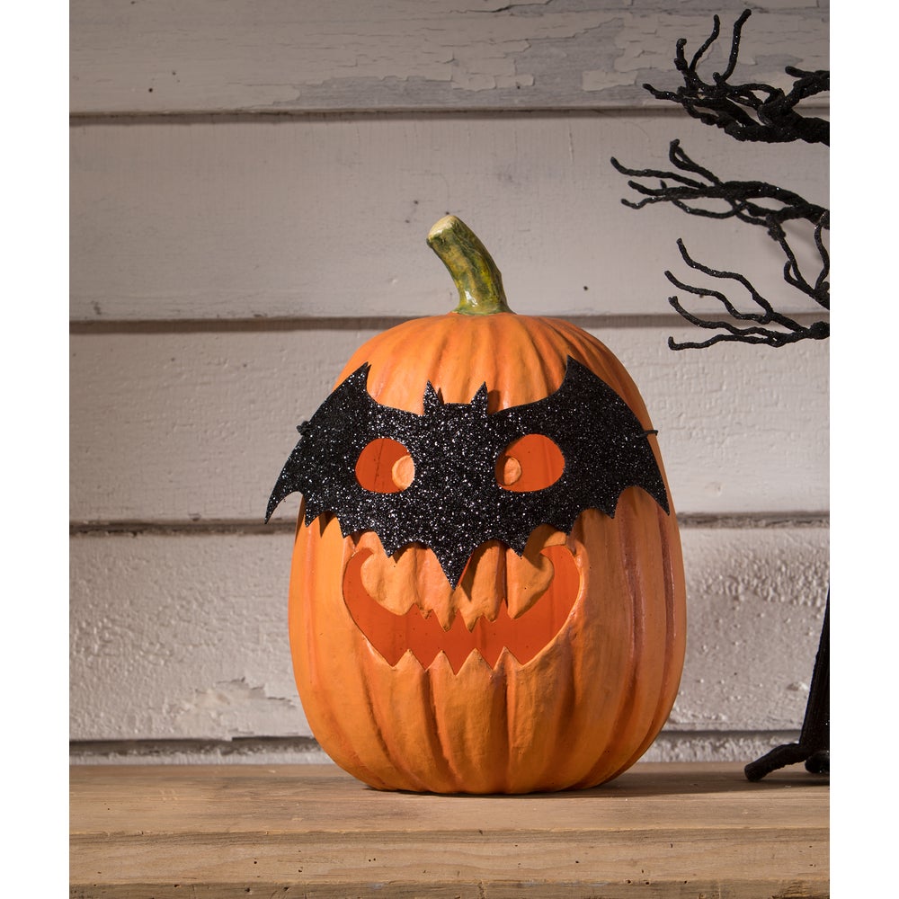 Bat Masquerade Pumpkin by Bethany Lowe Designs