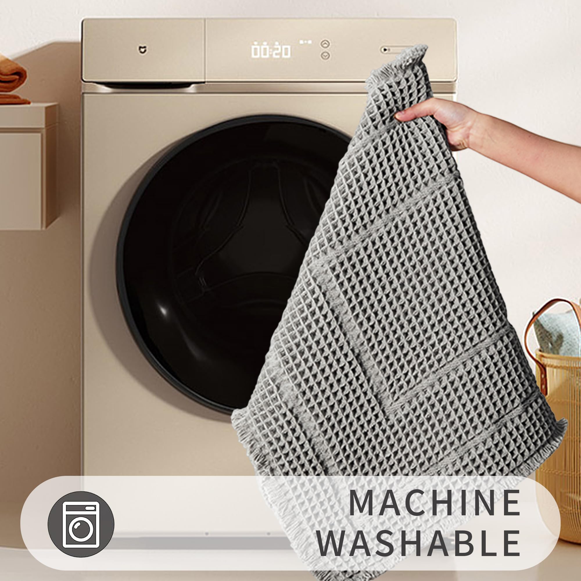 Bathroom Floor Mat,Boho Bath Rug,Super Absorbent Bath Mat,Bathroom Rugs Non Slip Washable, Quick Dry Shower Mats, Ultra Soft Bath Mat Towel,Brown,18"*30"