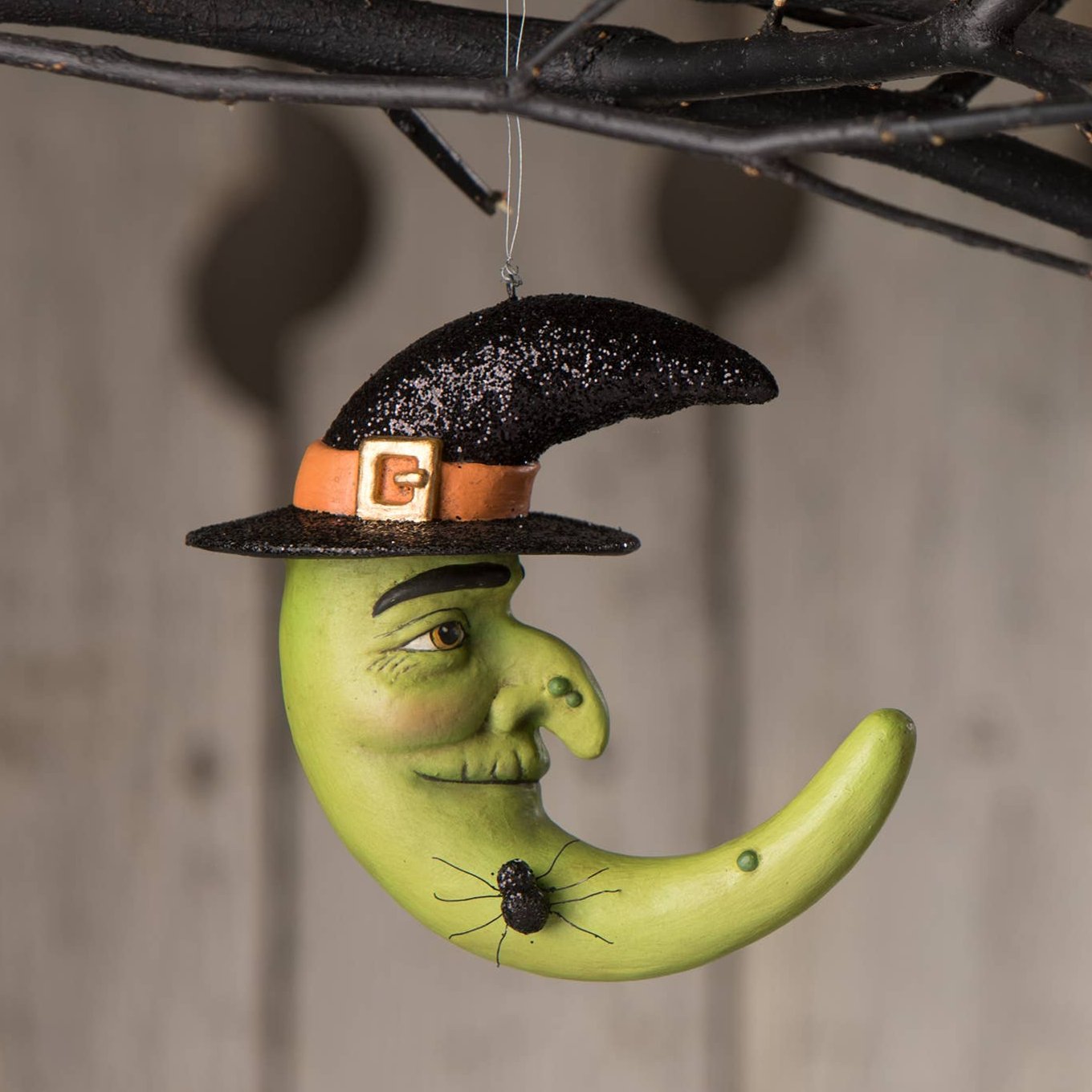 Moon Witch Ornament by Bethany Lowe Designs