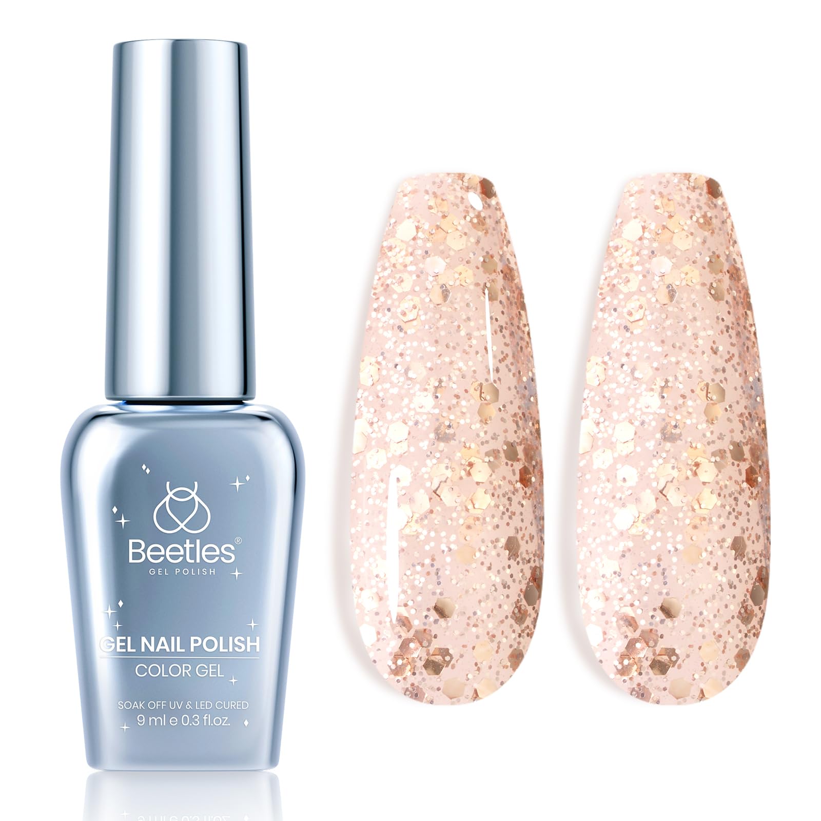 Beetles White Gel Nail Polish,15ml Summer Soak Off UV Gel Polish French Nail Art Manicure Salon DIY Design at Home Gift for Woman