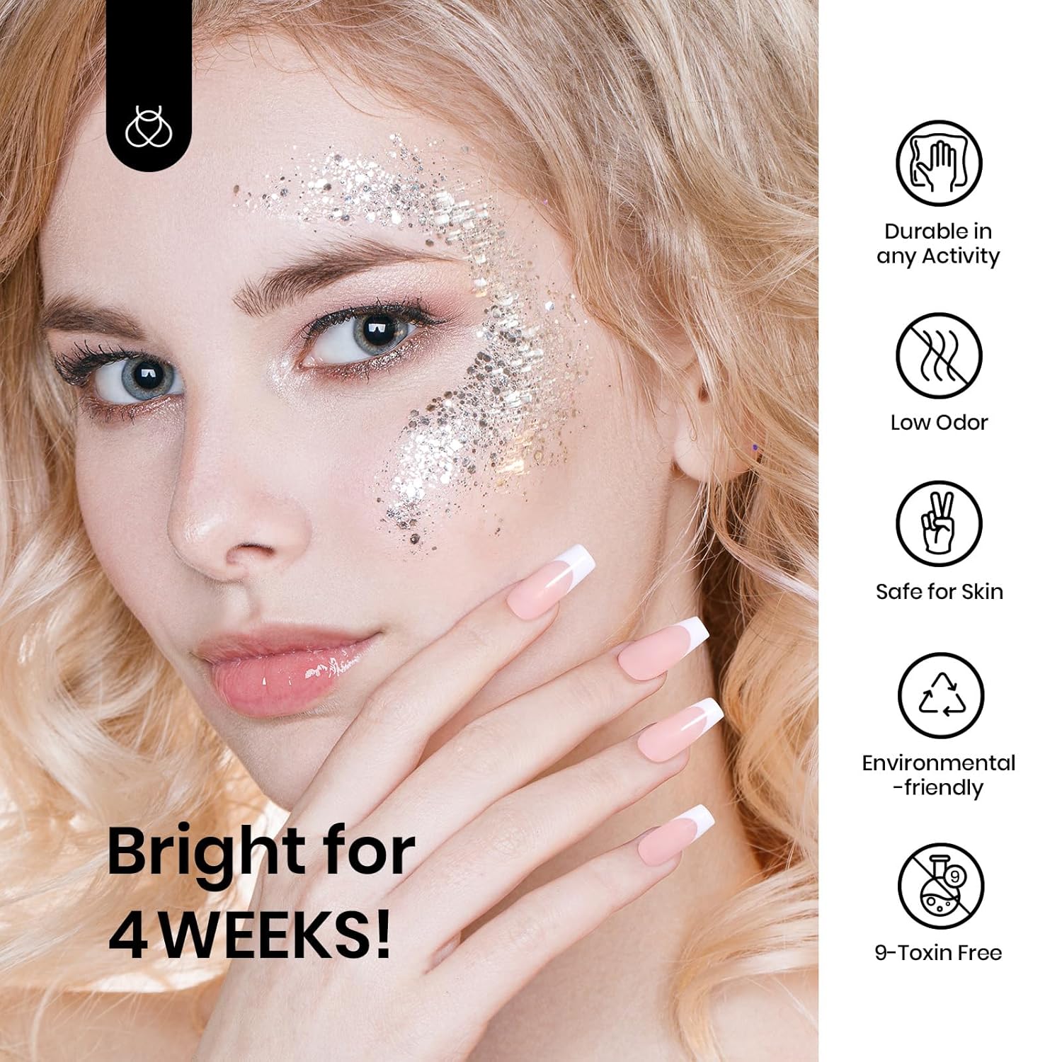 Beetles White Gel Nail Polish,15ml Summer Soak Off UV Gel Polish French Nail Art Manicure Salon DIY Design at Home Gift for Woman