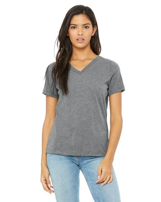 Bella + Canvas 6415 Ladies' Relaxed Triblend V-Neck T-Shirt