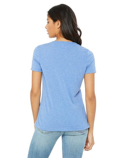 Bella + Canvas 6415 Ladies' Relaxed Triblend V-Neck T-Shirt