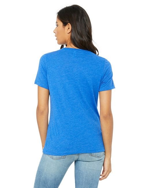 Bella + Canvas 6415 Ladies' Relaxed Triblend V-Neck T-Shirt