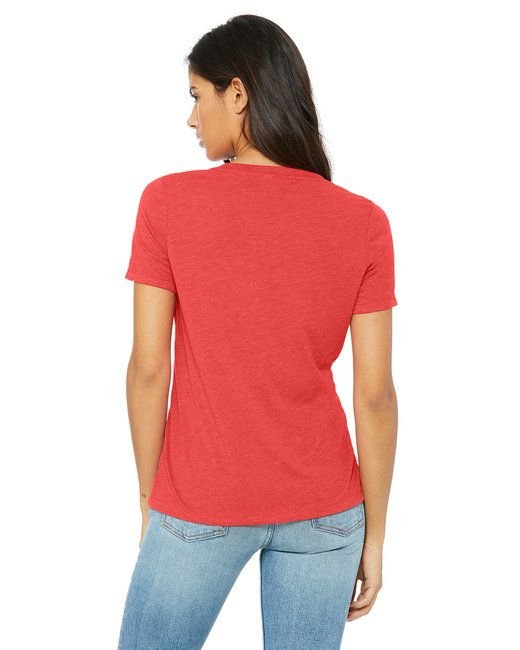 Bella + Canvas 6415 Ladies' Relaxed Triblend V-Neck T-Shirt