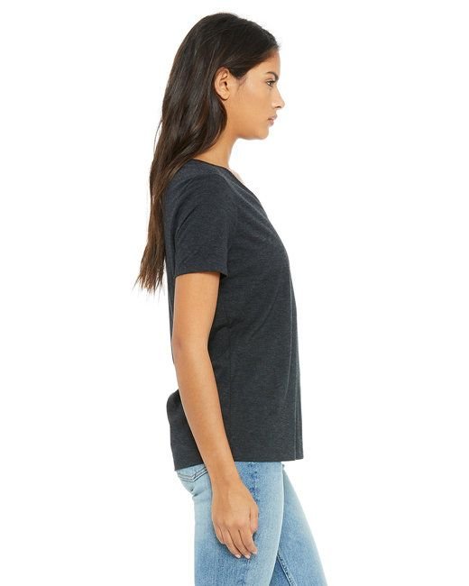 Bella + Canvas 6415 Ladies' Relaxed Triblend V-Neck T-Shirt