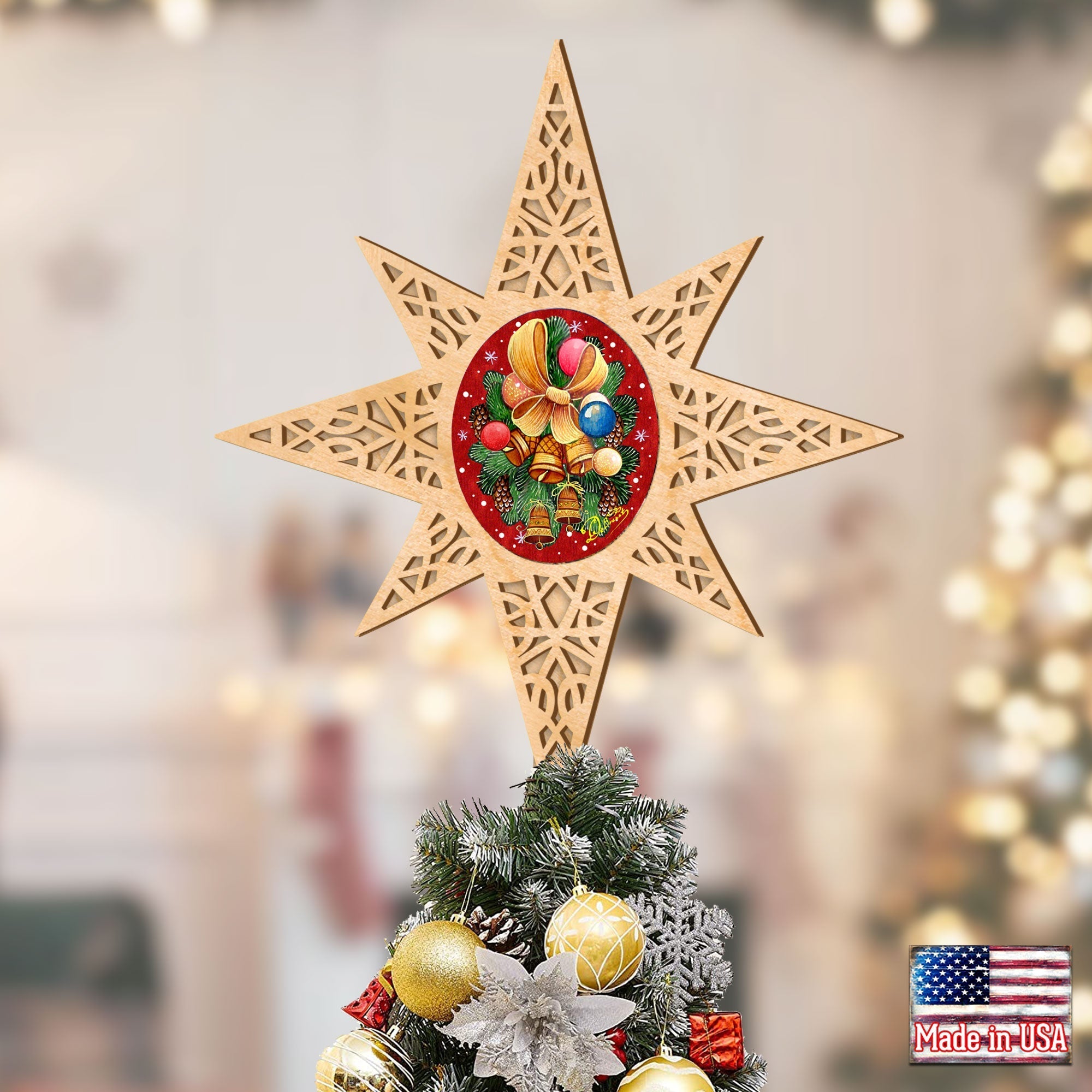 Classic Christmas Tree Topper by G. DeBrekht - Christmas Decor - 89499