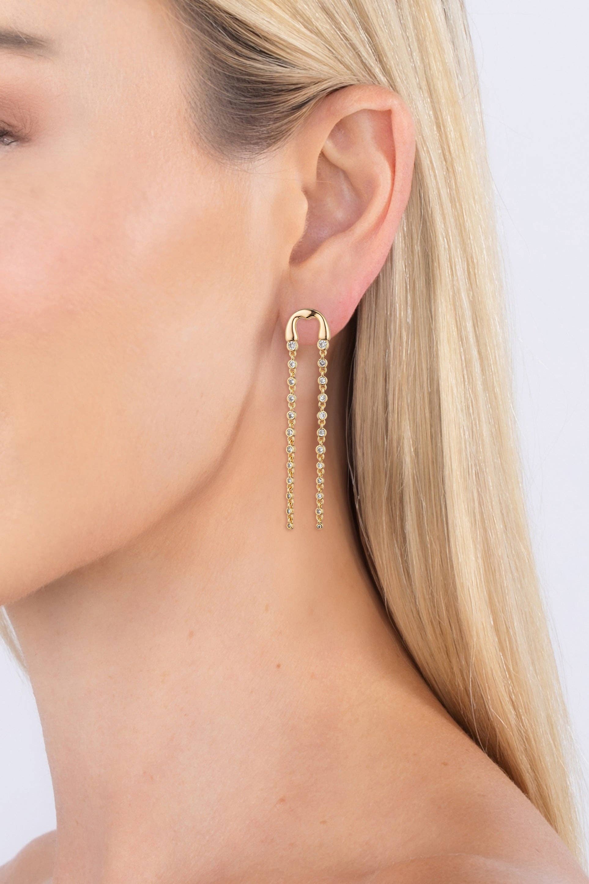 Ava Double Drop Earring