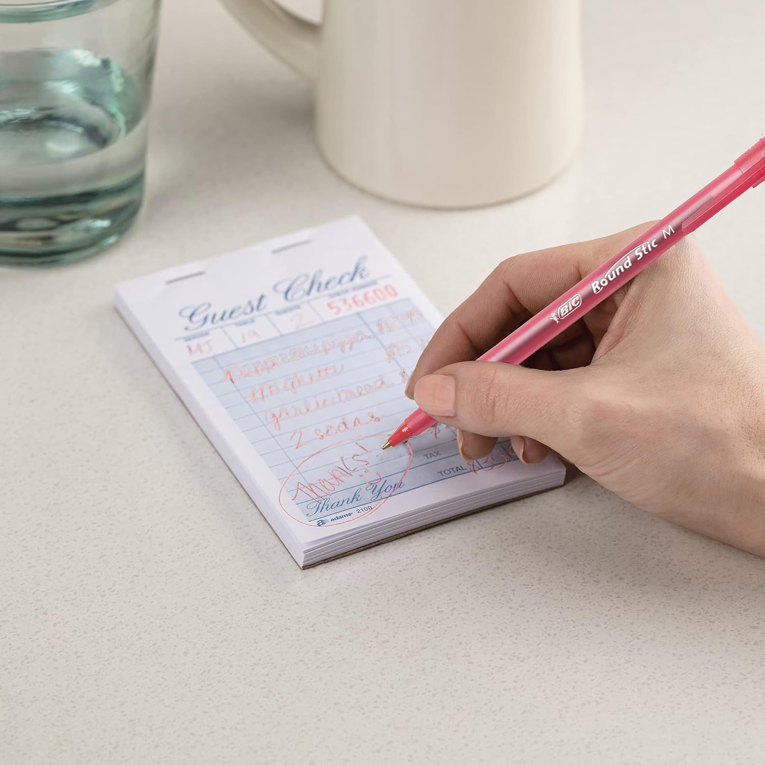 BIC Round Stic Xtra Life Ballpoint Pen, Ultra Long Lasting and Consistent Ink Flow, 60-Count in Black Ink