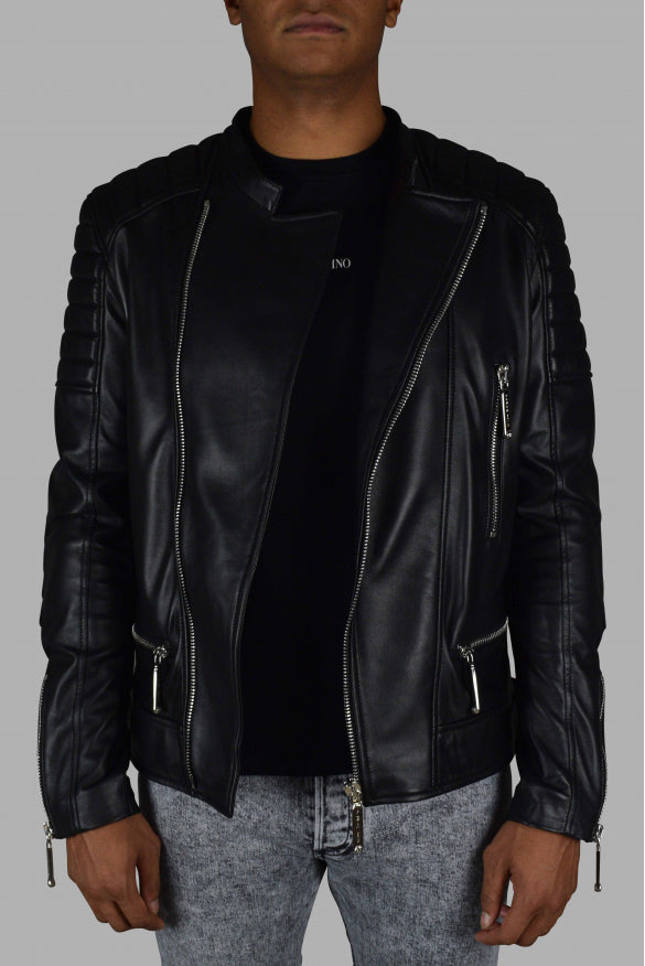 Philipp Plein Men Biker Jacket
