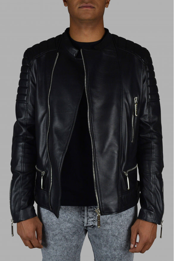 Philipp Plein Men Biker Jacket