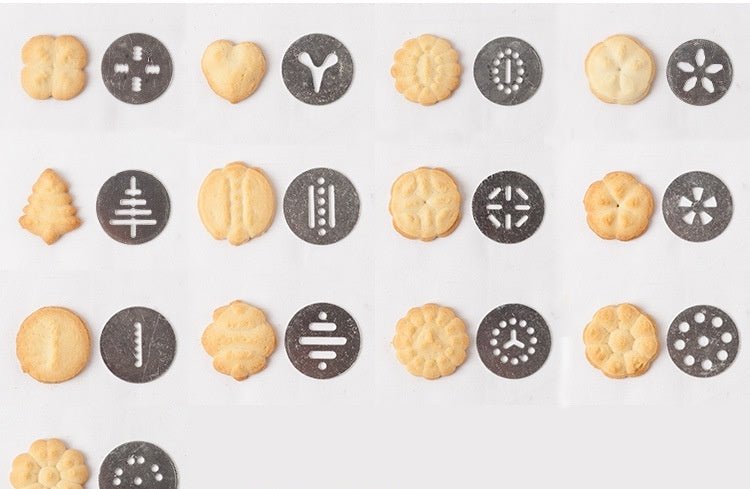 Biscuit Press Biscuit Machine , Stainless steel cookie gun , Bake cookies and decorate cakes