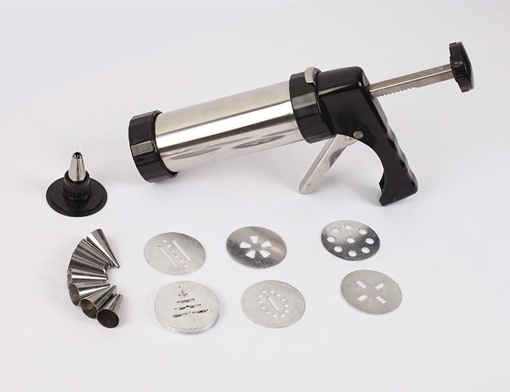 Biscuit Press Biscuit Machine , Stainless steel cookie gun , Bake cookies and decorate cakes