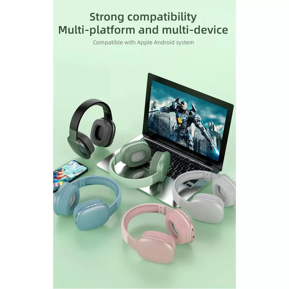 Bluetooth Wireless Headphones, HiFi Stereo Foldable, Suitable for Mobile Phones,
