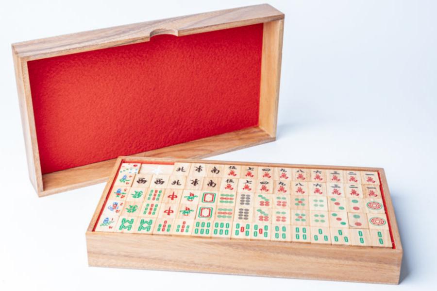 MahJong - Mangowood Game Set by Verve Culture