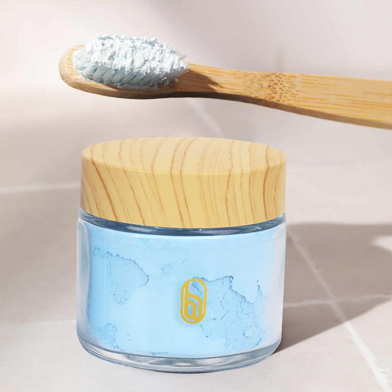 BodyAccel Teeth Whitening Powder - Dentist-Approved & Enamel-Safe |Tea, Coffee, Wine & Smoking Stain Remover | Non-Sensitive Formula | Cool Mint FlavourTemu platform cannot sell this product