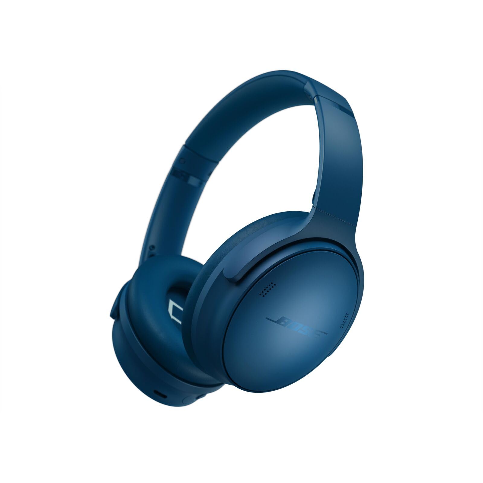 Bose QuietComfort Bluetooth Headphones, Wireless Headphones with Active Over Ear Noise Cancelling and Mic, Deep Bass, Up to 24 Hours of Playtime, Blue Dusk - Limited Edition Color