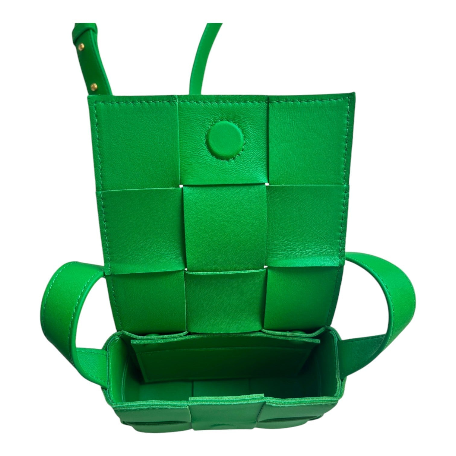 Bottega Veneta Candy Cassette Mini Bag, Green