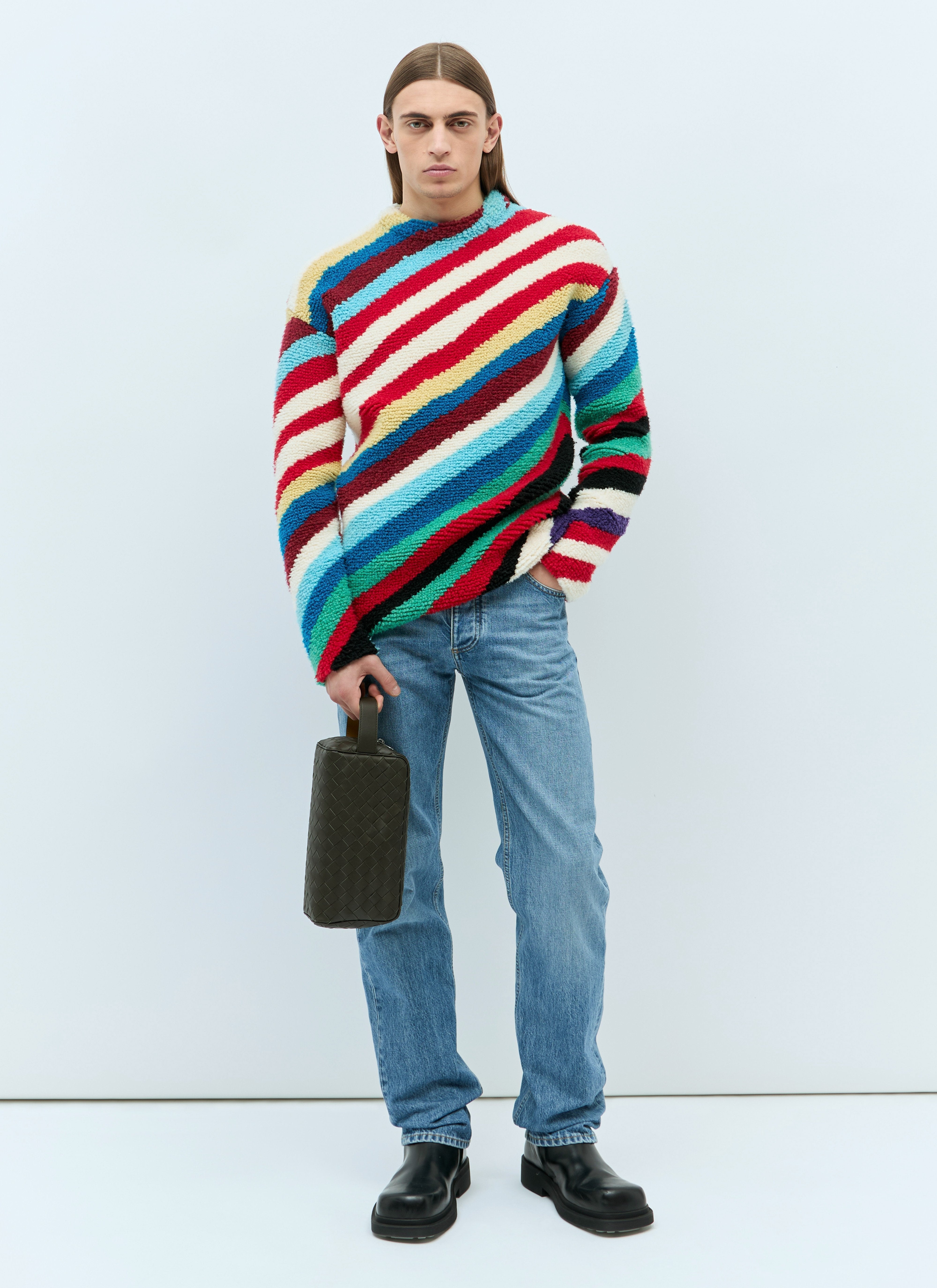 Bottega Veneta Men Intrecciato Travel Pouch