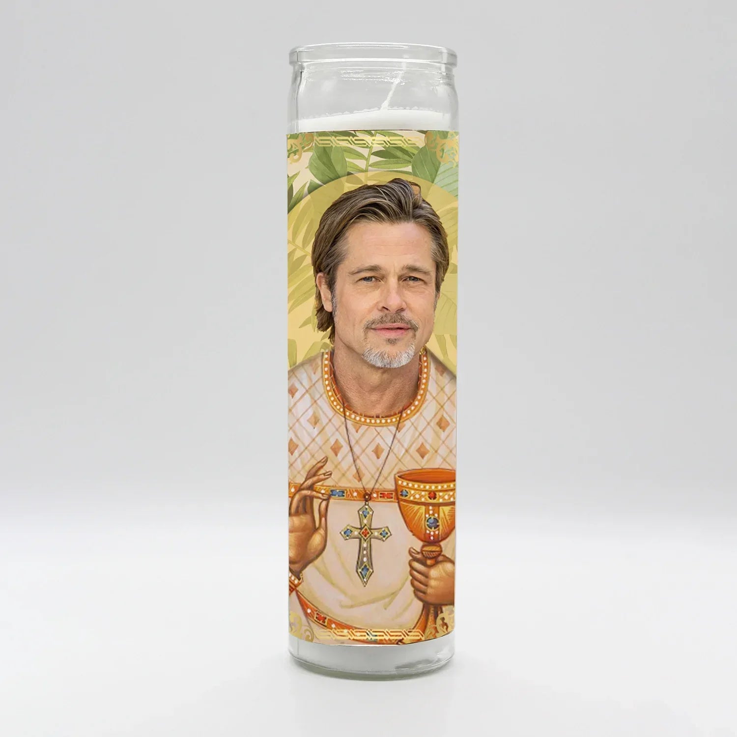 Saint Brad Candle by BOBBYK