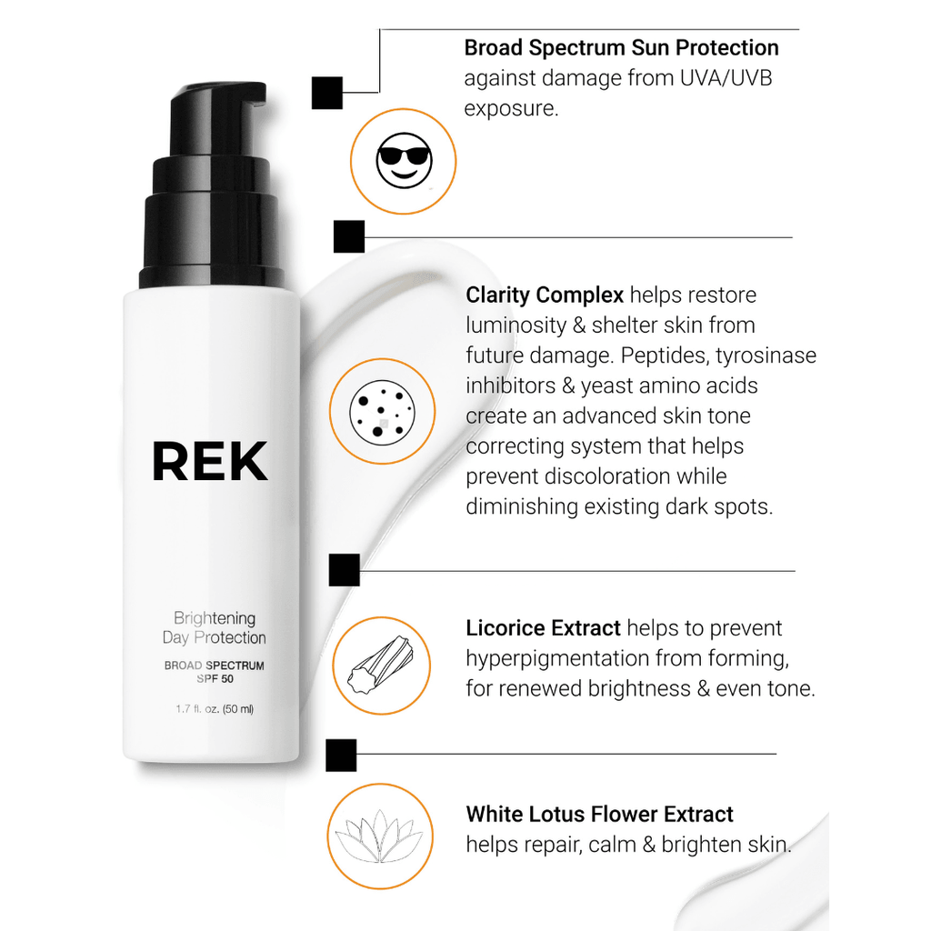 Brightening Day Protection – Daily Brightening SPF Moisturizer | REK Cosmetics