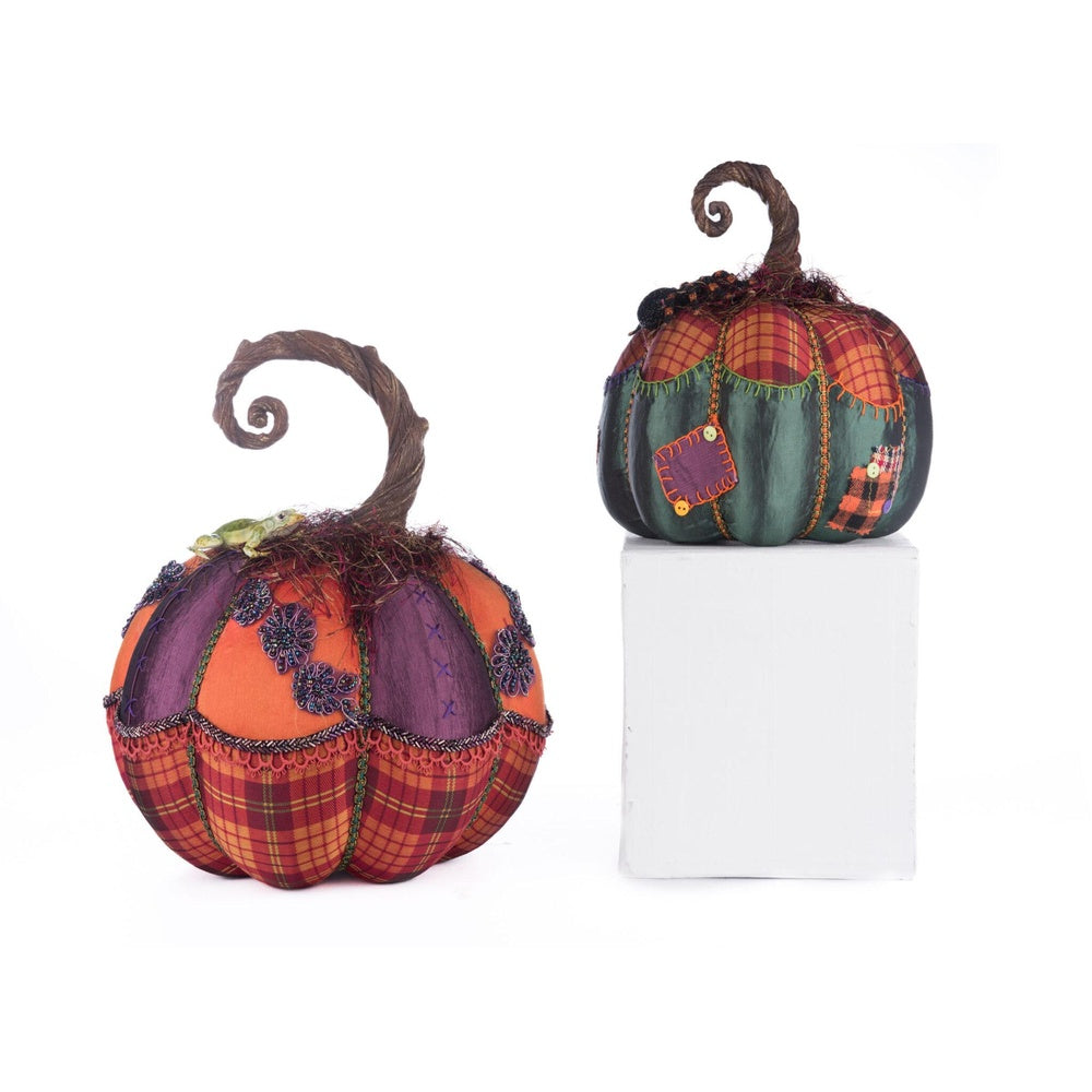 Broomstick Acres Pumpkins Set Of 2 by Katherine's Collection