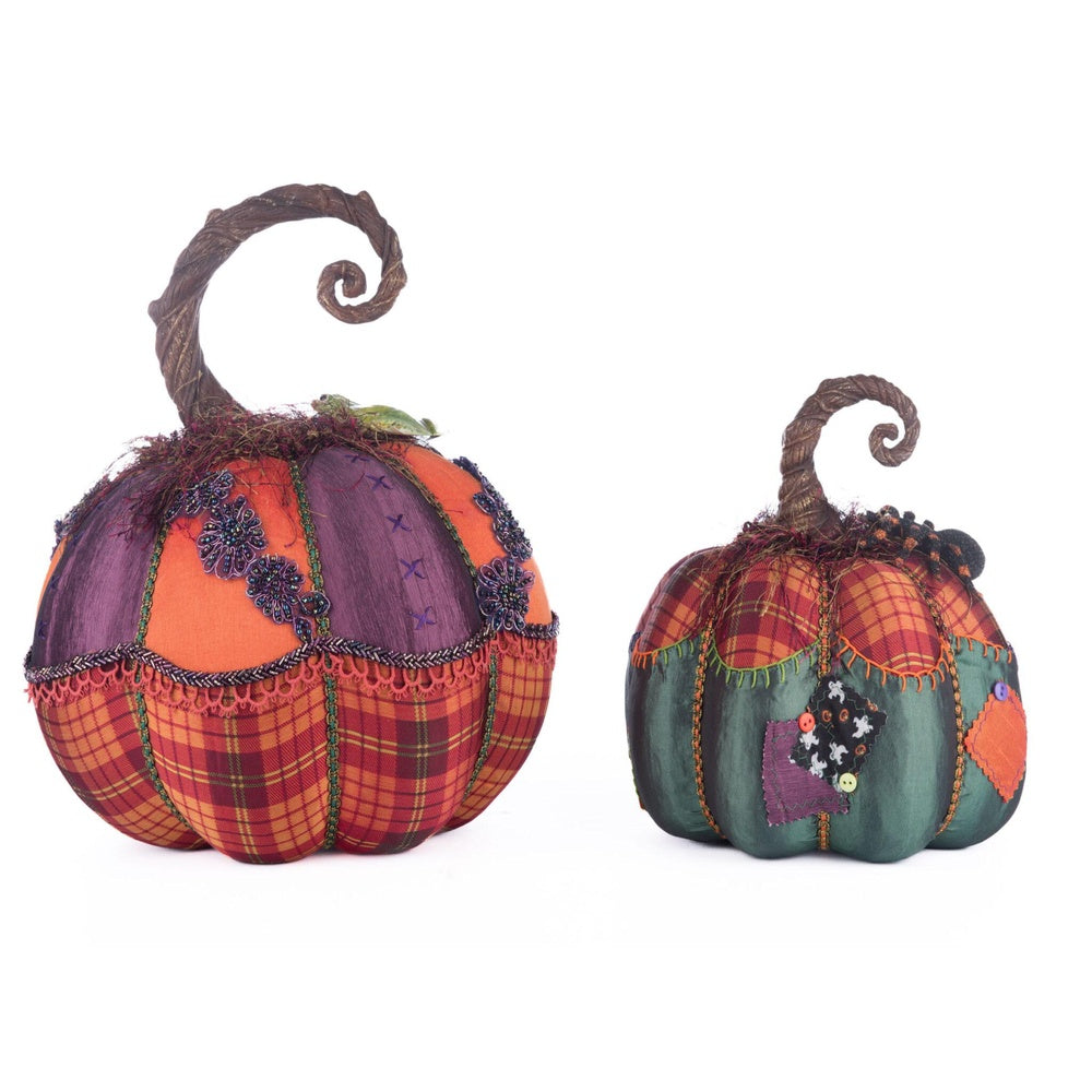 Broomstick Acres Pumpkins Set Of 2 by Katherine's Collection