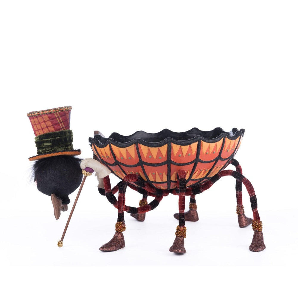 Broomstick Acres Spider Candy Dish by Katherine's Collection