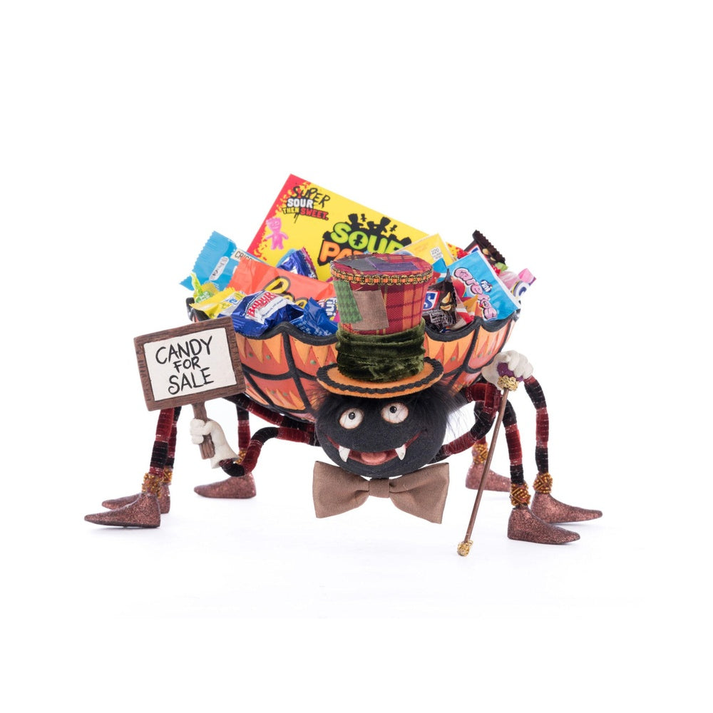 Broomstick Acres Spider Candy Dish by Katherine's Collection