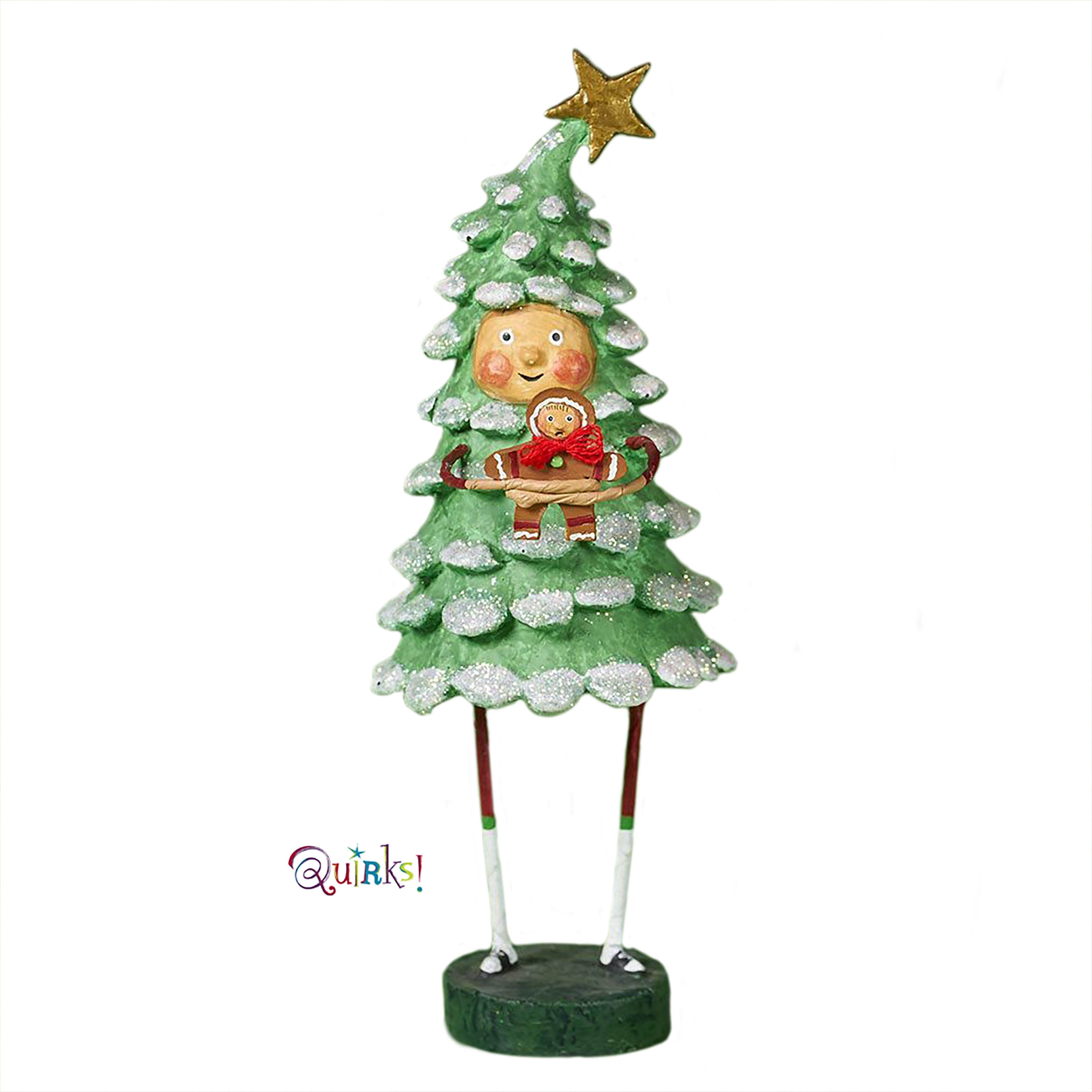 Bruce Spruce Figurine by Lori Mitchell