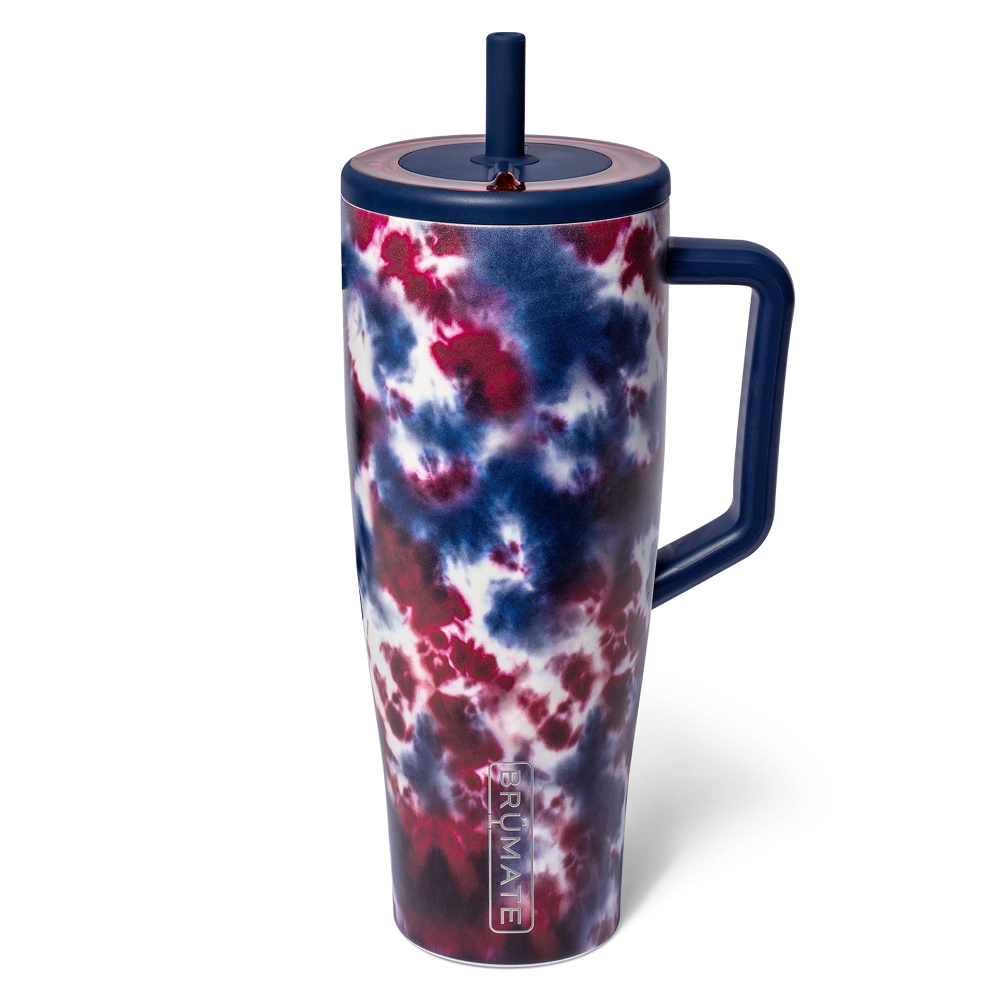 BrüMate Era 40 oz Tumbler with Handle and Straw | 100% Leakproof Insulated Tumbler with Lid and Straw | Made of Stainless Steel | Cup Holder Friendly Base | 40oz (Mocha)