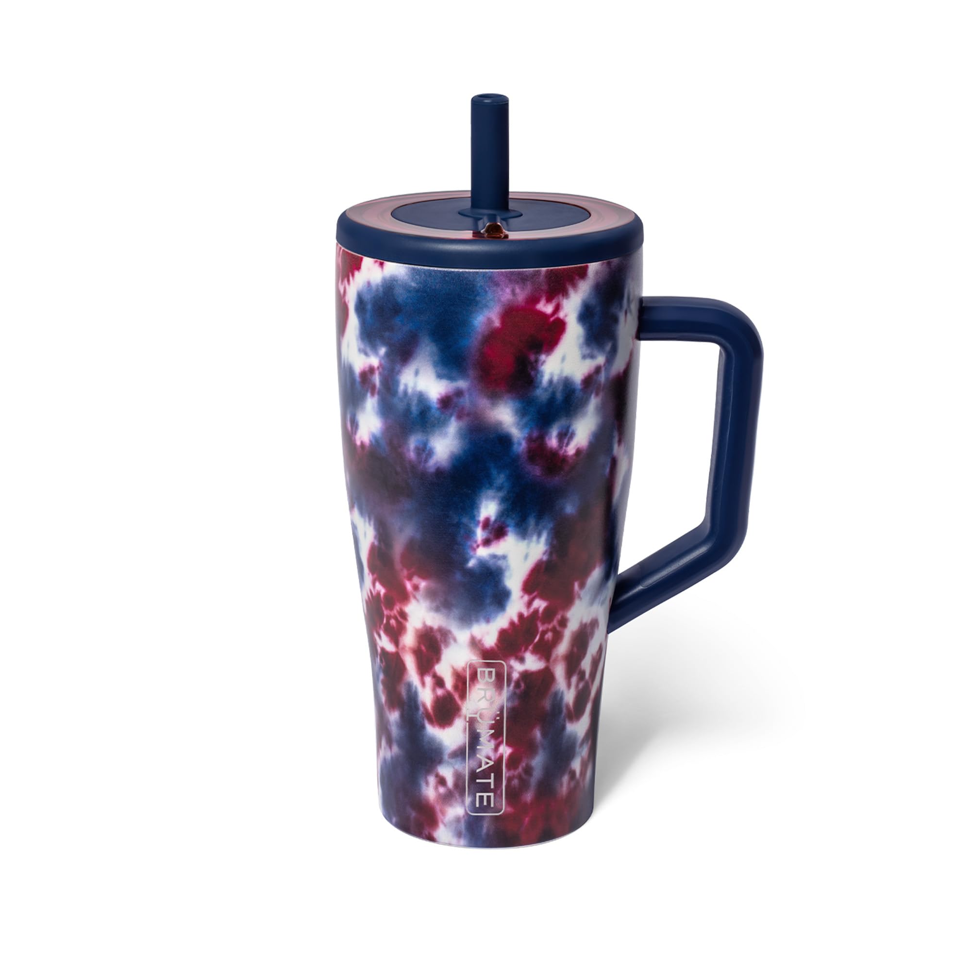 BrüMate Era 40 oz Tumbler with Handle and Straw | 100% Leakproof Insulated Tumbler with Lid and Straw | Made of Stainless Steel | Cup Holder Friendly Base | 40oz (Mocha)