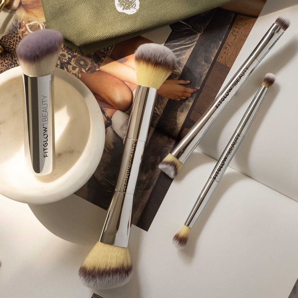 Vegan Teddy Double Eye Brush