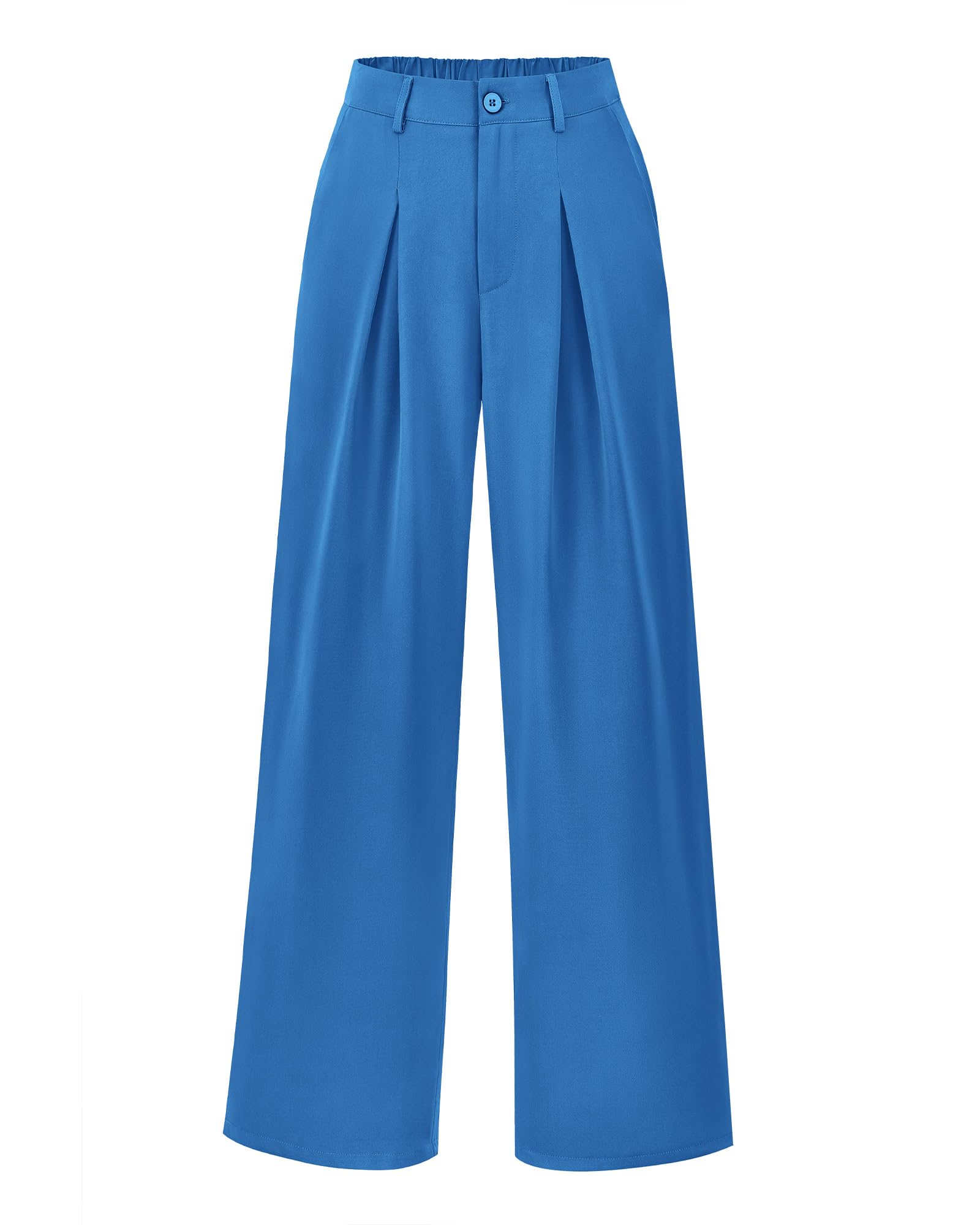 BTFBM Women High Waist Palazzo Pants Fall 2025 Casual Wide Leg Trousers Loose Work Office Business Suit Pant Pockets
