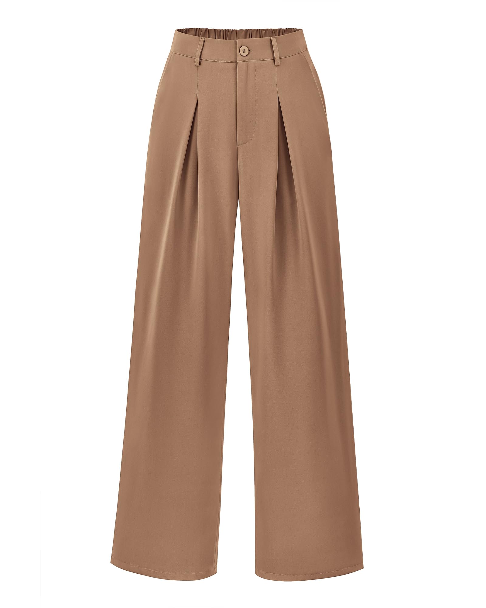 BTFBM Women High Waist Palazzo Pants Fall 2025 Casual Wide Leg Trousers Loose Work Office Business Suit Pant Pockets